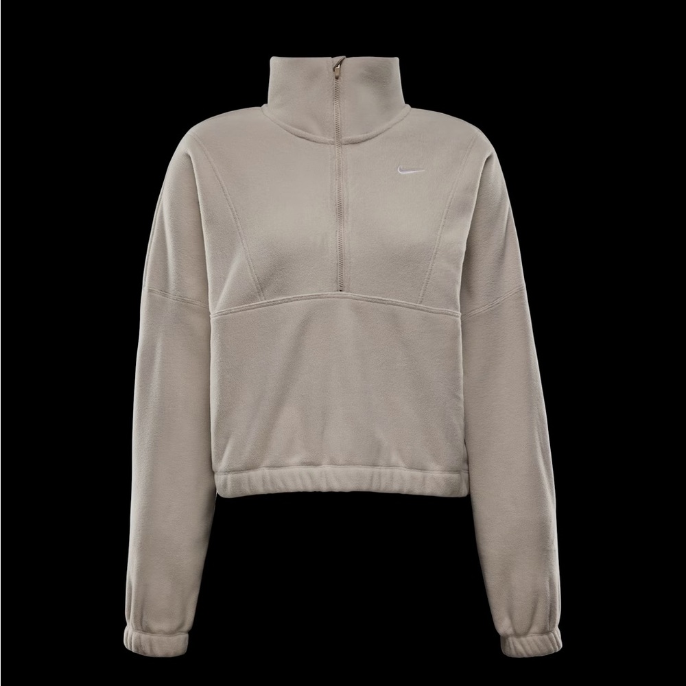 NWT Nike One
Women's Therma-FIT Oversized 1/2-Zip Fleece Top Light Orewood Brown - Picture 6 of 9
